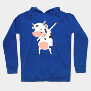 Dabbing Cow Pose Hoodie